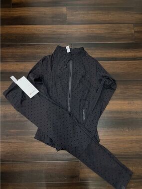 LuluLemon Lulu Define Leggings Polka Dot Set